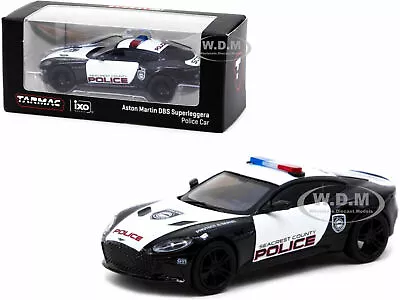 Aston Martin Dbs Superleggera Seacrest Cty Police 1/64 Tarmac Works T64g-004-pc • $15.99