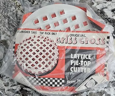 The ORIGINAL Criss Cross Lattice Pie Top Cutter Clough Products USA MADE • $7.77