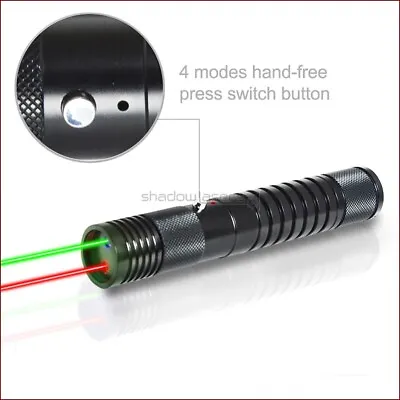 Q5 450nm Blue Laser Pointer 650nm Red Laser Ray 532nm Green Laser Pen 4 Modes  • $37.39