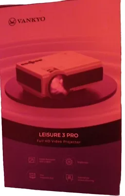 Vankyo Leisure 3 Pro Full HD Video Projector NEW • $62.95
