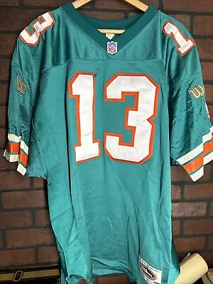 Vintage Size 52 Authentic Dan Marino Miami Dolphins 1994 Wilson NFL Jersey • $140