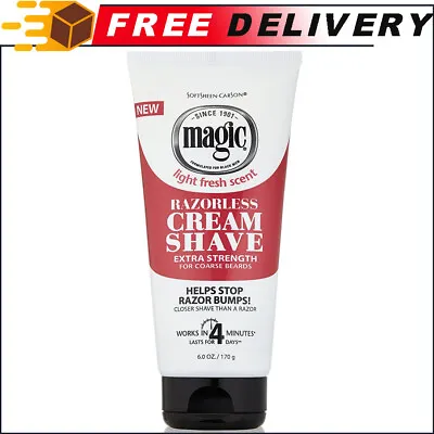 SoftSheen-Carson Magic Razorless Shaving Cream Hair Removal Extra Strength 6 Oz • $6.18