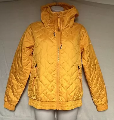 NWOT Bright Marigold Women’s Size Small Sweet View Hooded Zip Up Bomber Coat • $40