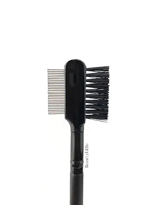 New Deluxe Duo Metal Eyelash Comb Brush Lash Eyebrow Makeup Eyelash Extension • $5.49