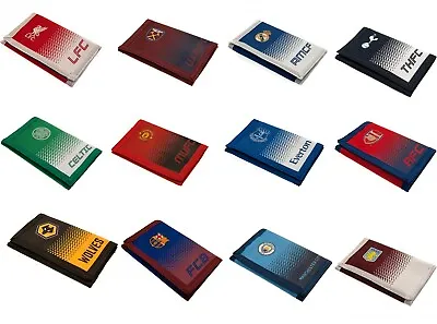 Football Club  Various Teams FadeDesign Wallet Credit Card Coins Pouch  Official • £9.99