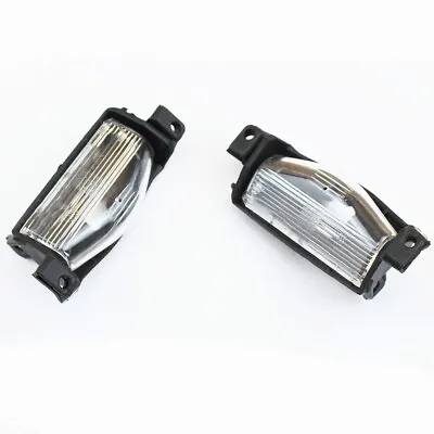 2Pcs License Plate Light Rear Bumper Lamp Housing Cover For Mazda 2 3 09-13 • $17.59