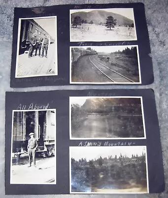 12 1920s Photos Train Trip Thru Montana California Oregon Washington Rocky Mts • $17