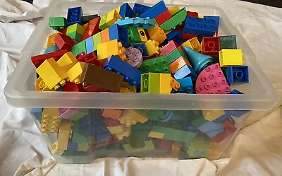 £19.65 • Buy Big Lego DUPLO Bundle. People, Numbers, Small Base Plate, Vehicles, Flowers