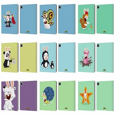 OFFICIAL RABBIDS COSTUMES LEATHER BOOK WALLET CASE COVER FOR APPLE IPAD • £24.95
