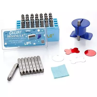 Metal Stamping Kit Number And Letter Stamp Set (A-Z 0-9 And & Love Symbol)... • $40.05