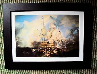 £7 • Buy JMW Turner's The Battle Of Trafalgar Framed Print 13.5 X10 