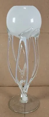 MAKORA KROSNO Pilsudskiego 74   HAND MADE ART GLASS Unique 8.5  Vase  • $35