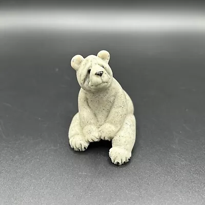 Quarry Critters “Bam Bam” Bear Stone-like Figurine Second Nature Designs • $8