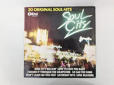 Soul City - 20 Original Soul Hits LP Vinyl Record 1977 K-Tel NE 1003 Free Post • £8.99