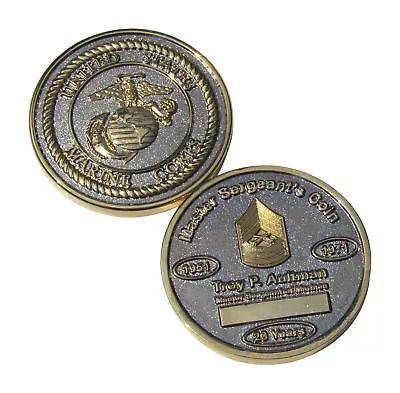 United States Marine Corps Master Sergeant's Challenge Coin • $13.95