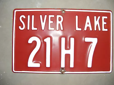  Vintage Metal Rural Silver Lake MN Fire Department Sign • $35