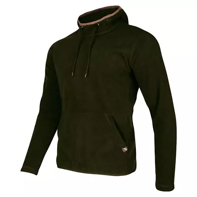 Jack Pyke Country Wear Mens Fleece Pullover Hoodie Dark Olive • £23.75