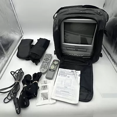 Memorex Mvd2009cb 9  Tv Dvd Combo Color Tv + Travel Case & Remote - Tested Read • $99.99