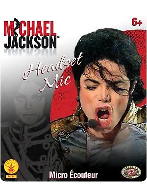 Michael Jackson Microphone Headset Mic Costume Accessory Toy Prop • $9.99