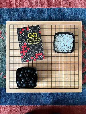 Japanese Go Game Go Board And Go Stone Set  Aand Book • $200