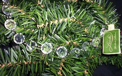 $4.99 • Buy LARKSILK Acrylic Glass Plastic Crystal Prism Facet Christmas Tree Jewel Garland