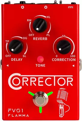 FV01 Vocal Effects Processor Pitch Correction Pedal With Delay Reverb For Microp • $195.99