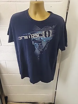 ANIMAL Mens Navy Blue Print T Shirt Top SIZE XL Very Good COND • $19.88