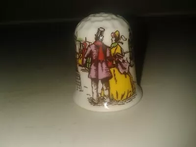 Vintage Coalport 1979 Christmas Ceramic  Thimble. (A34) • £2.99