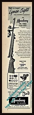 1954 MOSSBERG 144LS .22 Bolt Action Target Rifle PRINT AD • $11.03