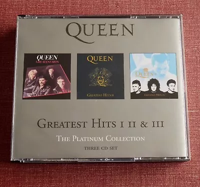 Queen - Platinum Collection (greatest Hits I Ii & Iii) (2000 3 Cd Set) Mercury • £11.50