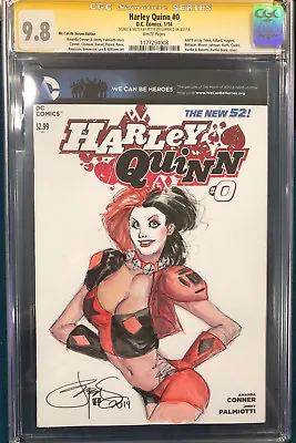 PETER STEIGERWALD ORIGINAL HARLEY QUINN Sketch Art CGC 9.8 JOKER BATMAN Not CBCS • $849.21