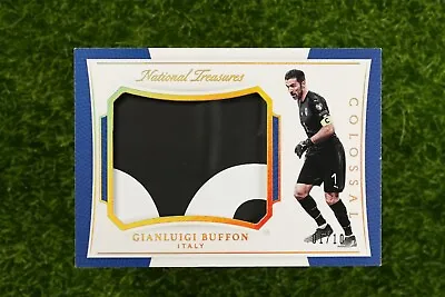 2018 National Treasures GIANLUIGI BUFFON GOLD Jumbo Patch #1/10 Jersey No.!! • $159.99