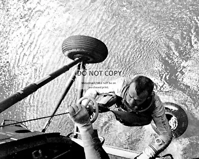 Mercury Astronaut Alan Shepard Hoisted To Helicopter - 8x10 Nasa Photo (aa-246) • $8.87