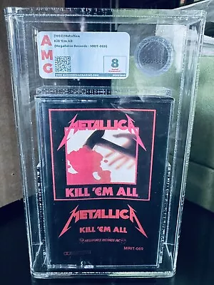 Metallica - Kill ‘em All Cassette ©1983 Amg 8 True First Print Impossible!! • $5000