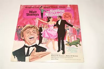 HAPPIEST MILLIONAIRE Disney Soundtrack - Vista STER-5001 Vinyl LP Record SEALED • $14.95