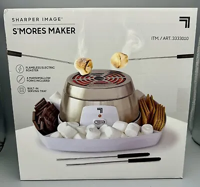 SHARPER IMAGE Electric Tabletop S'mores Maker For Indoors 6 Piece Set • $23.99