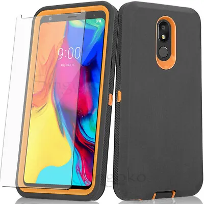 RUGGED SHOCKPROOF Full Body ARMOR Phone Case Cover + BUILT IN SCREEN PROTECTOR • $8.94