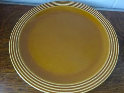 Vintage Hornsea Saffron Dinner Plate Golden Brown 1970s  • £5