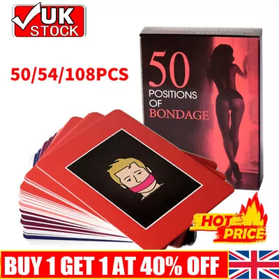 Fun SEX CARD GAME - Adult Sexual Position Couples Foreplay UK STOCK • £7.97