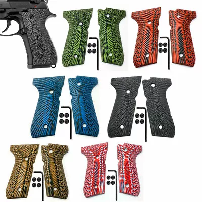 G10 Grips For Beretta 92 Fs M9 92a1 96a1 92 Inox Sunburst Texture & Screws OBB# • $24.45