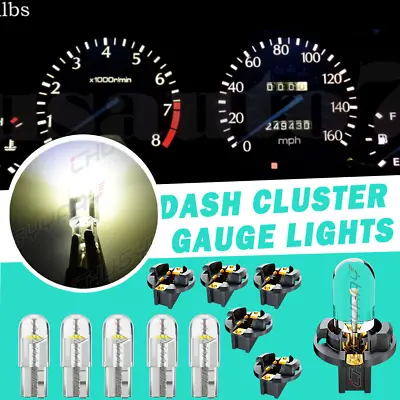 Dash Instrument Cluster Gauge WHITE LED LIGHTS BULB KIT For 90-93 Acura Integra • $9.99