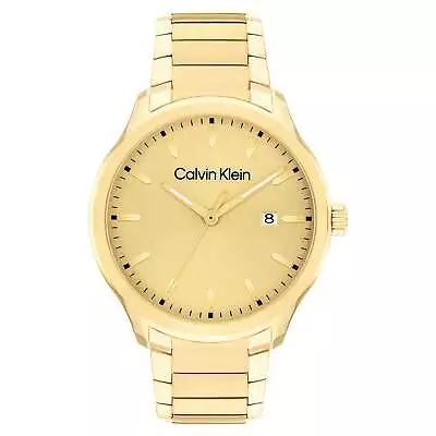 Calvin Klein Gold Steel Men's Watch - 25200349 • $279