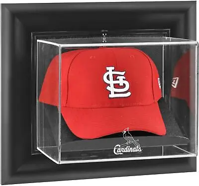 Cardinals Black Framed Wall- Logo Cap Display Case - Fanatics • $84.99