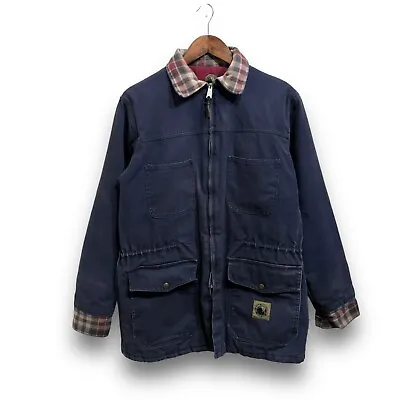 Vintage Bernie Men's Chore Jacket Workwear Faded & Distressed Size Large 24 X 30 • $46.46