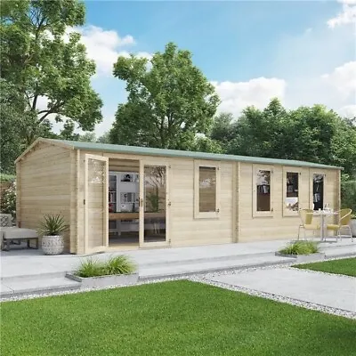 £7899 • Buy BillyOh Devon Max Log Cabin Luxury Mobile Home, Shed, Cabin, ManCave