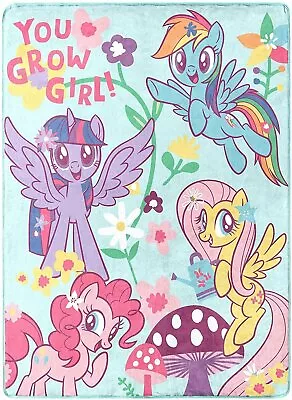 My Little Pony You Grow Girl Silk Touch Throw Blanket 46  X 60  • $16.55