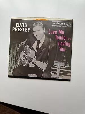 Elvis Presley 45 Record PB-13893 Loving You / Love Me Tender Gold Vinyl - RARE • $10