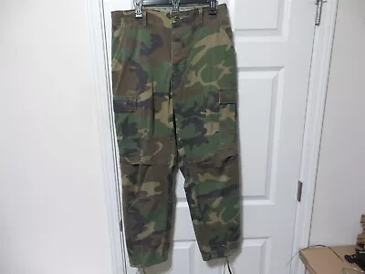 Army Medium Regular Usmc Bdu Woodland Combat Pants Winter Weight Usgi Trousers • $0.99