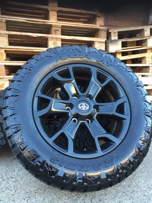 $2250 • Buy 4 X Genuine Toyota Hilux Trd Prado Wheels And Tyres Maxxis Razr At 18 