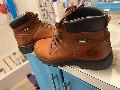 Skechers Mens Workshire Work Boots  Steel Toe #77009/brn • $35